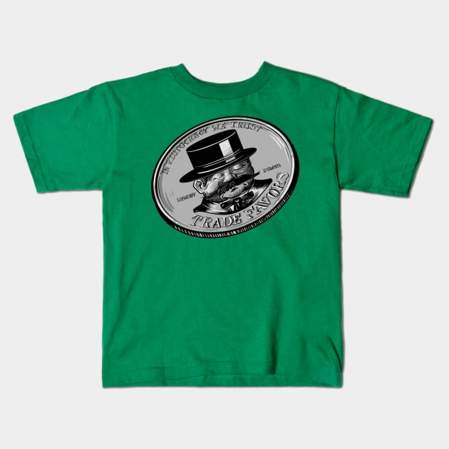 in plutacracy we trust Kids T-Shirt by corykerr